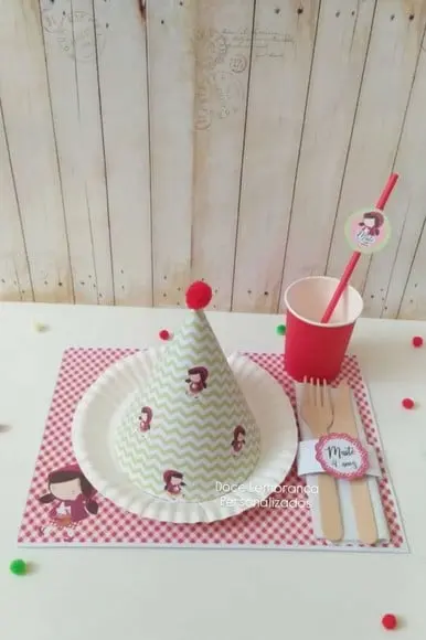 Mesa Posta Kids Chapeuzinho Vermelho