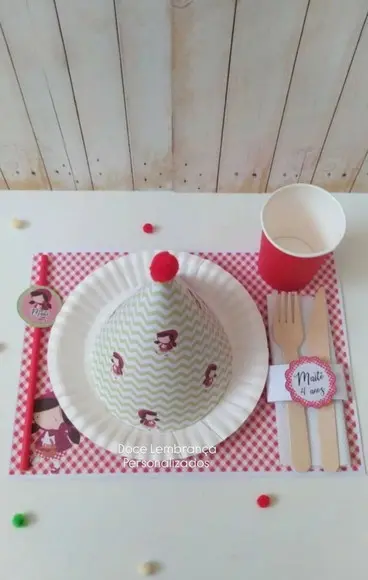 Mesa Posta Kids Chapeuzinho Vermelho