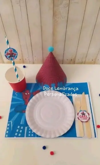 Mesa Posta Kids Homem Aranha
