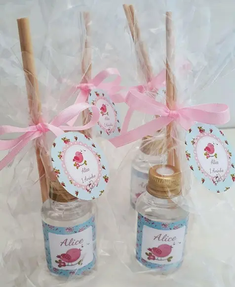 Mini Aromatizador Lembrancinha Jardim Encantado