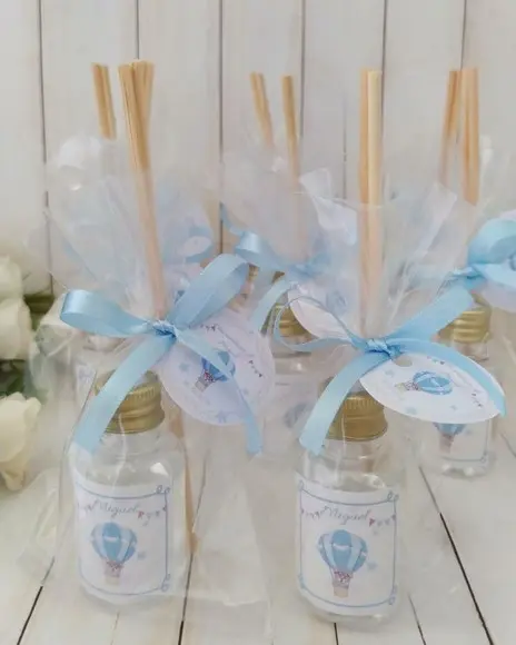 Mini aromatizador lembrancinha Chá revelação