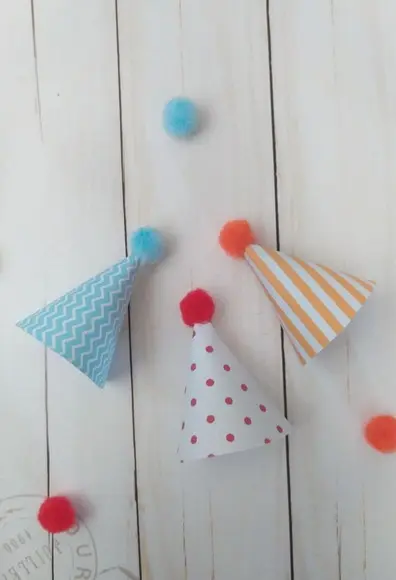 Mini Chapeu para Docinhos Primeira Volta Sol Margarida Candy