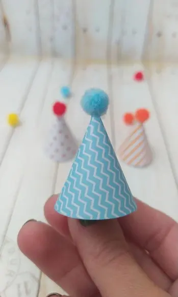 Mini Chapeuzinho para Docinhos Circo 365 Sorrisos Menino