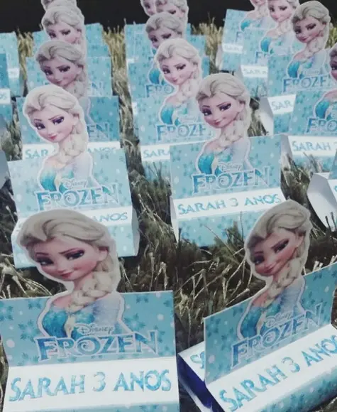 Porta Bis Duplo Frozen Personalizado