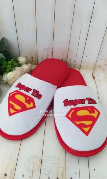 Pantufa Personalizada Super Tia