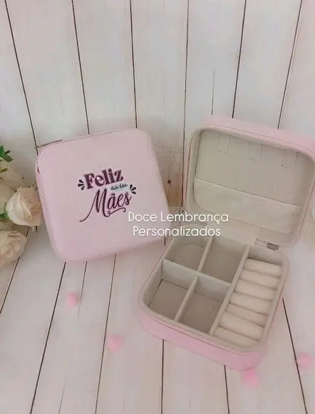 Porta Jóias Personalizado Presente Dia das Mães