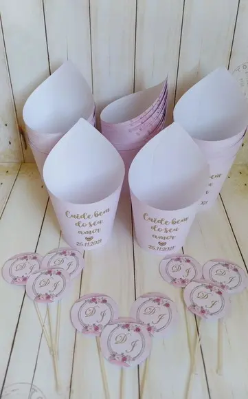 Rótulo + Tag para Mini Suculentas Casamento/noivado