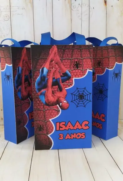 Sacolinha Personalizada Homem Aranha