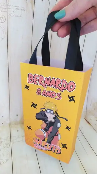 Sacolinha Personalizada Naruto