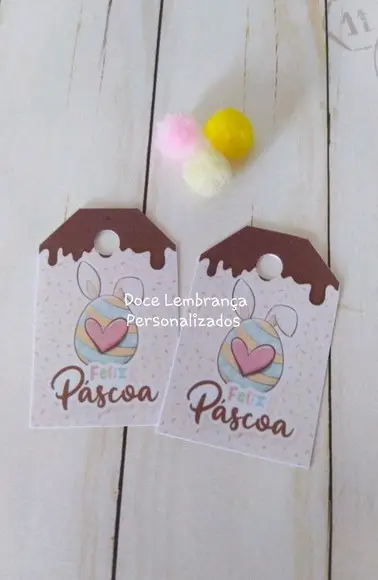 Tag Páscoa Personalizada