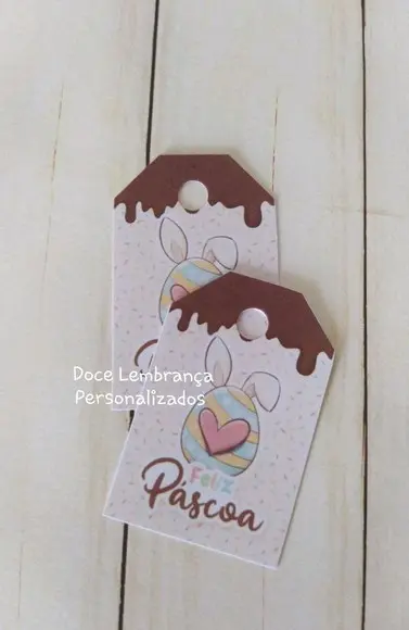 Tag Páscoa Personalizada