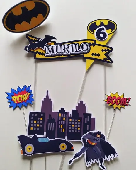 Topper de Bolo Batman