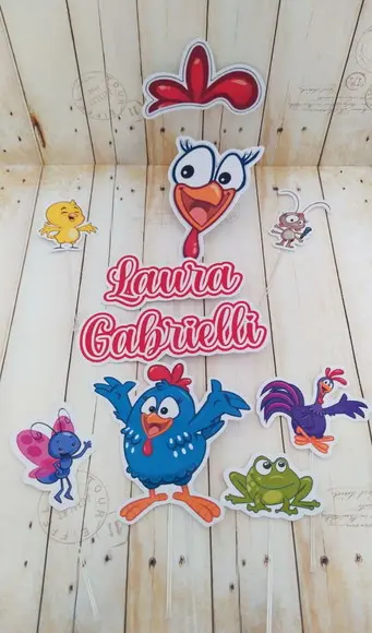 Topper Galinha Pintadinha Tradicional