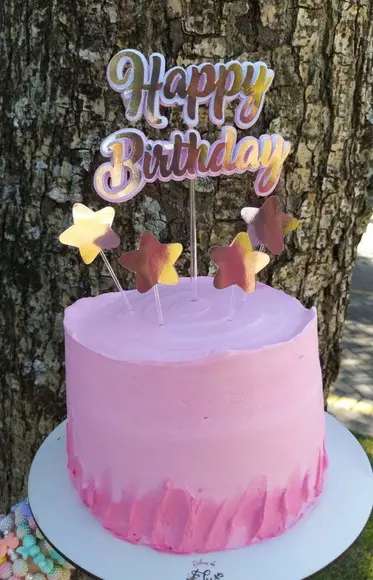 Topper para Bolo Happy Birthday 3d Personalizado