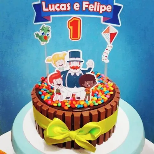 Topper para Bolo Mundo Bita