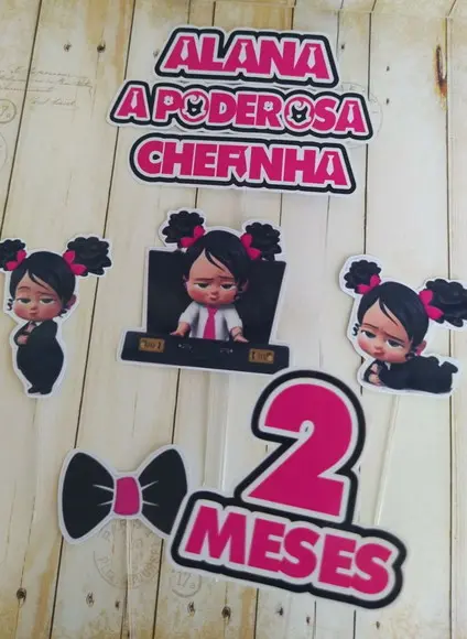 Topper para Bolo Poderosa Chefinha