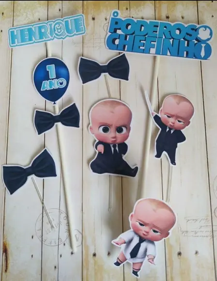 Topper para Bolo Poderoso Chefinho