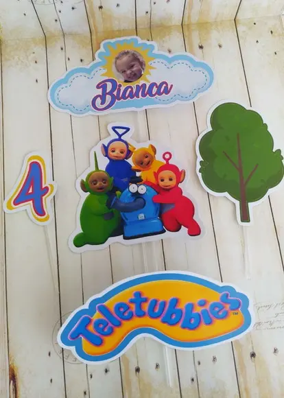 Topper para Bolo Teletubbies