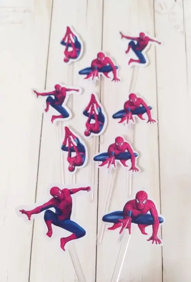 Topper para Docinhos Homem Aranha 30 Unidades