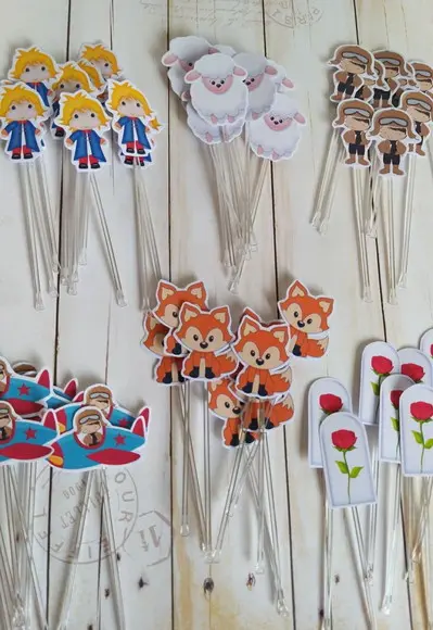 Topper para Docinhos Pequeno Príncipe 30 Unidades