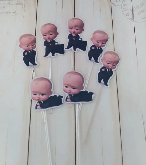 Topper para Docinhos Poderoso Chefinho 30 Unidades