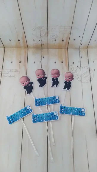 Topper para Docinhos Poderoso Chefinho 30 Unidades