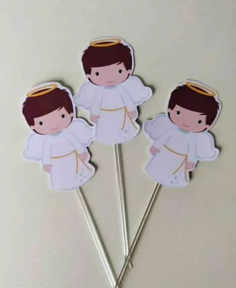 Topper para Docinhos Primeira Eucaristia/anjinho