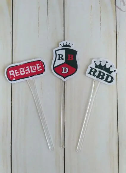 Topper para Docinhos Rbd 30 Unidades