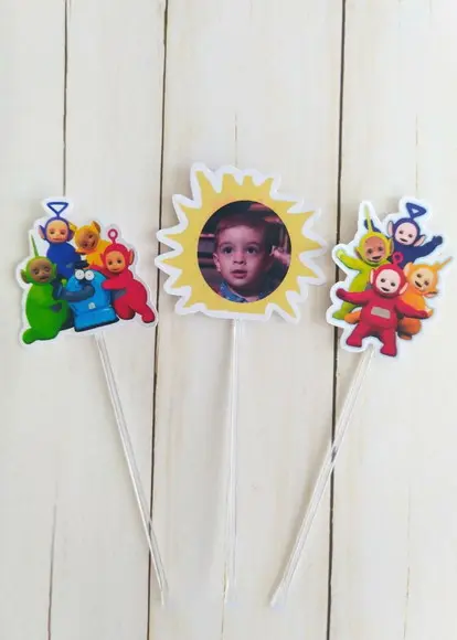 Topper para Docinhos Teletubbies Menino