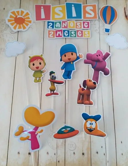 Topper Pocoyo Menina