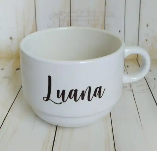Xícara de Café/chá Personalizada com Nome