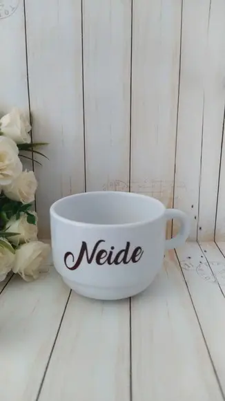 Xícara de Café/chá Personalizada com Nome
