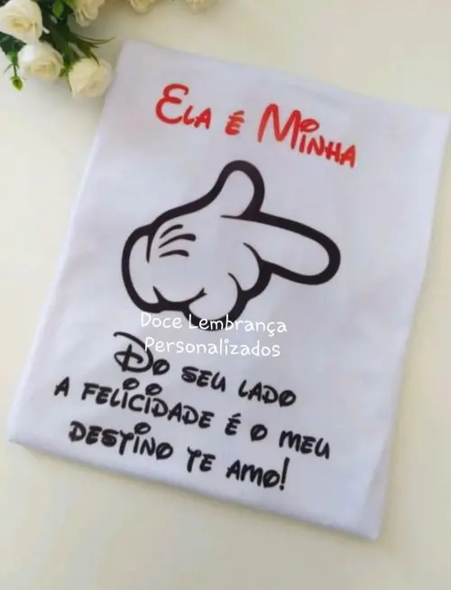 Kit Camisetas Namorados