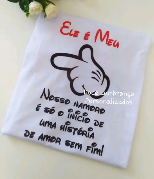 Kit Camisetas Namorados