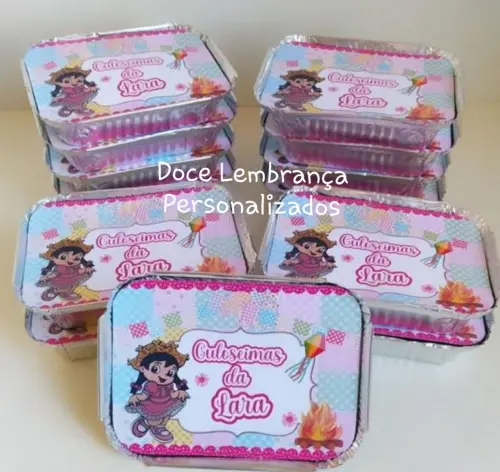Marmitinhas Festa Junina/arraiá Kit Lanche Festa na Escola