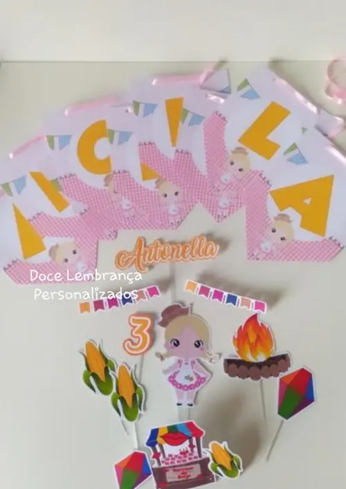 Kit Aniversário Festa Junina Personalizado