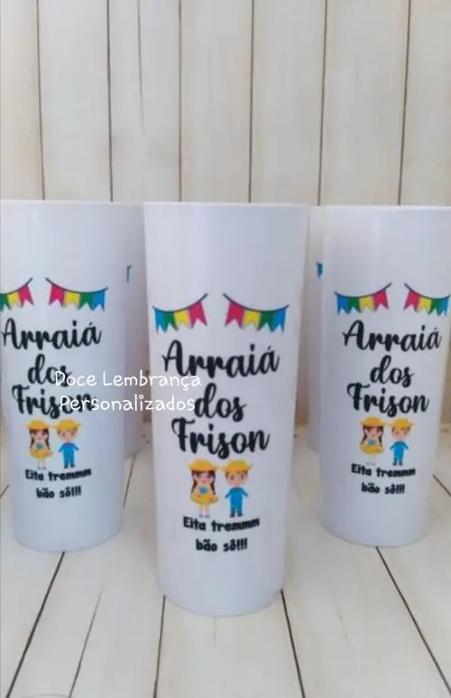 Copo Long Drink Festa Junina/arraiá
