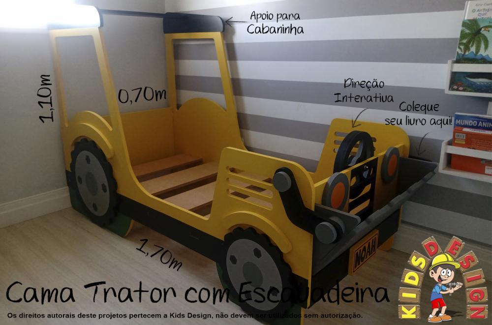 Cama Carro, Cama Trator, Cama Carro Trator, Cama Carrinho