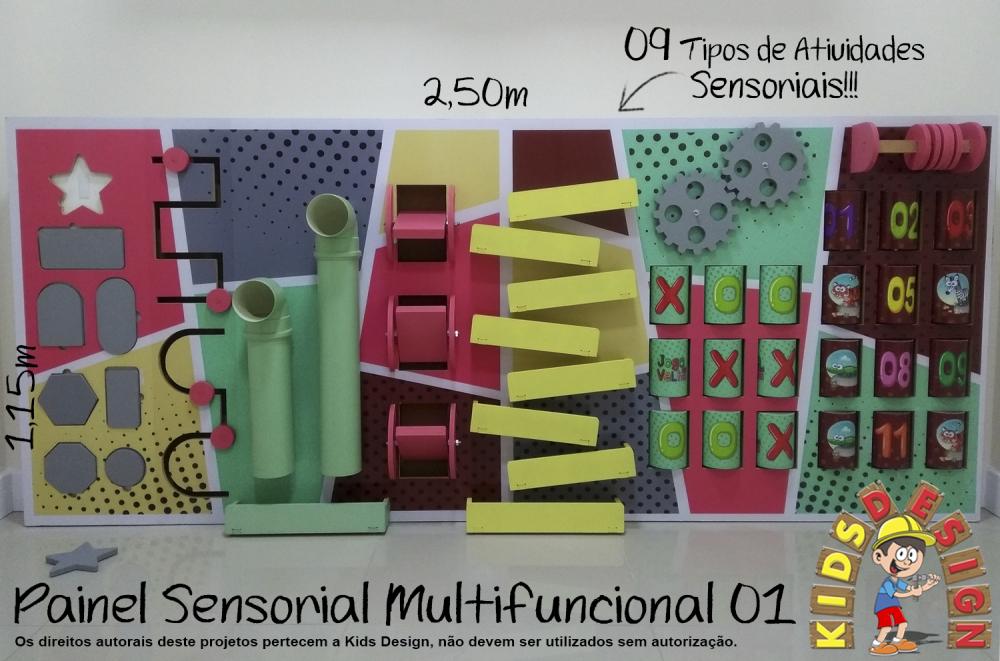 Painel Sensorial, Painel Lúdico, Painel de Atividades