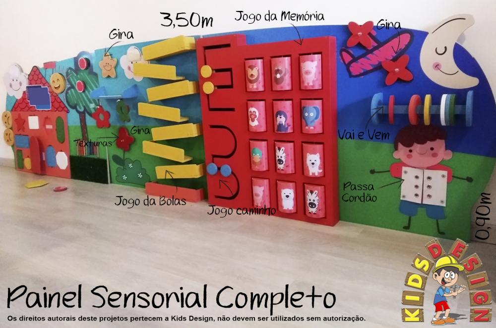 Painel Sensorial, Painel Lúdico, Painel de Atividades