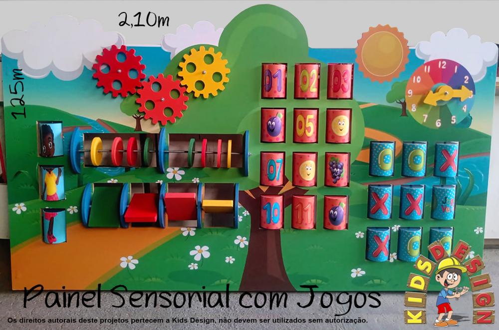Painel Sensorial, Painel Lúdico, Painel de Atividades