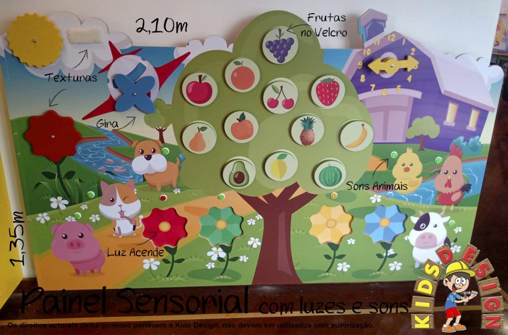 Painel Sensorial, Painel Lúdico, Painel de Atividades