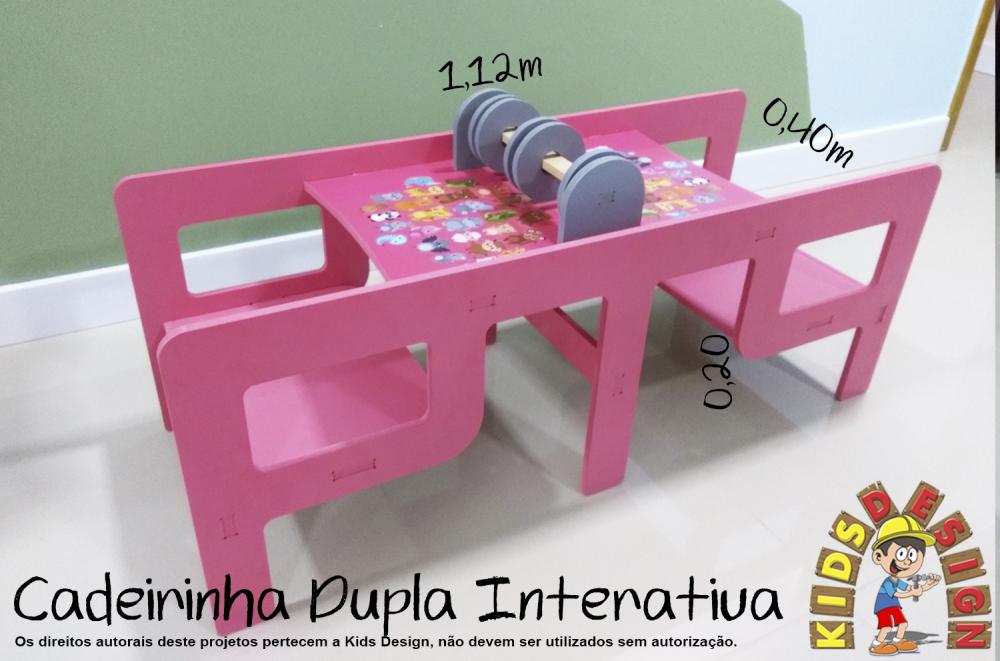 Cadeira Dupla Infantil