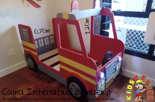 Cama Infantil Bombeiro