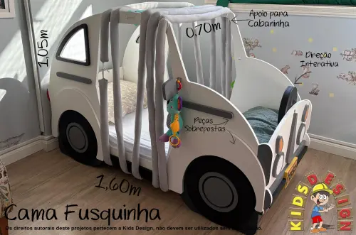 Cama Infantil Fusquinha