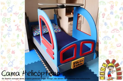 Cama Infantil Helicóptero