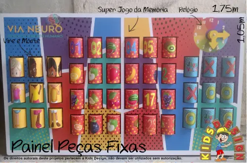 Painel Sensorial Peças Fixas
