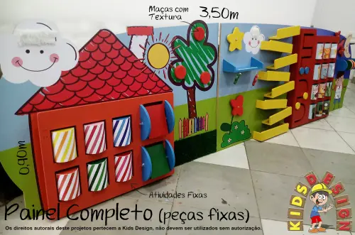 Painel Sensorial, Painel Lúdico, Painel de Atividades
