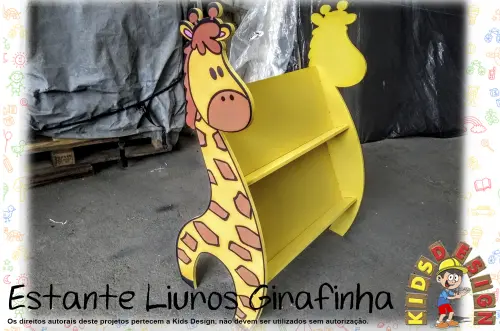 Estante para Livros Girafinha