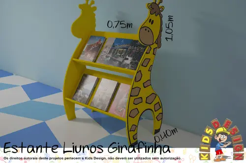 Estante para Livros Girafinha